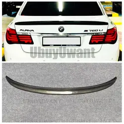 Tapa trasera maletero fibra carbono negra BMW 7 F01 F02 740i