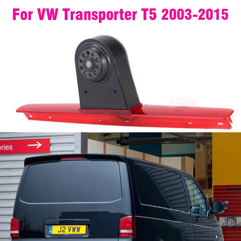 Cámara de marcha atrás con luz de freno LED – VW Transporter T5