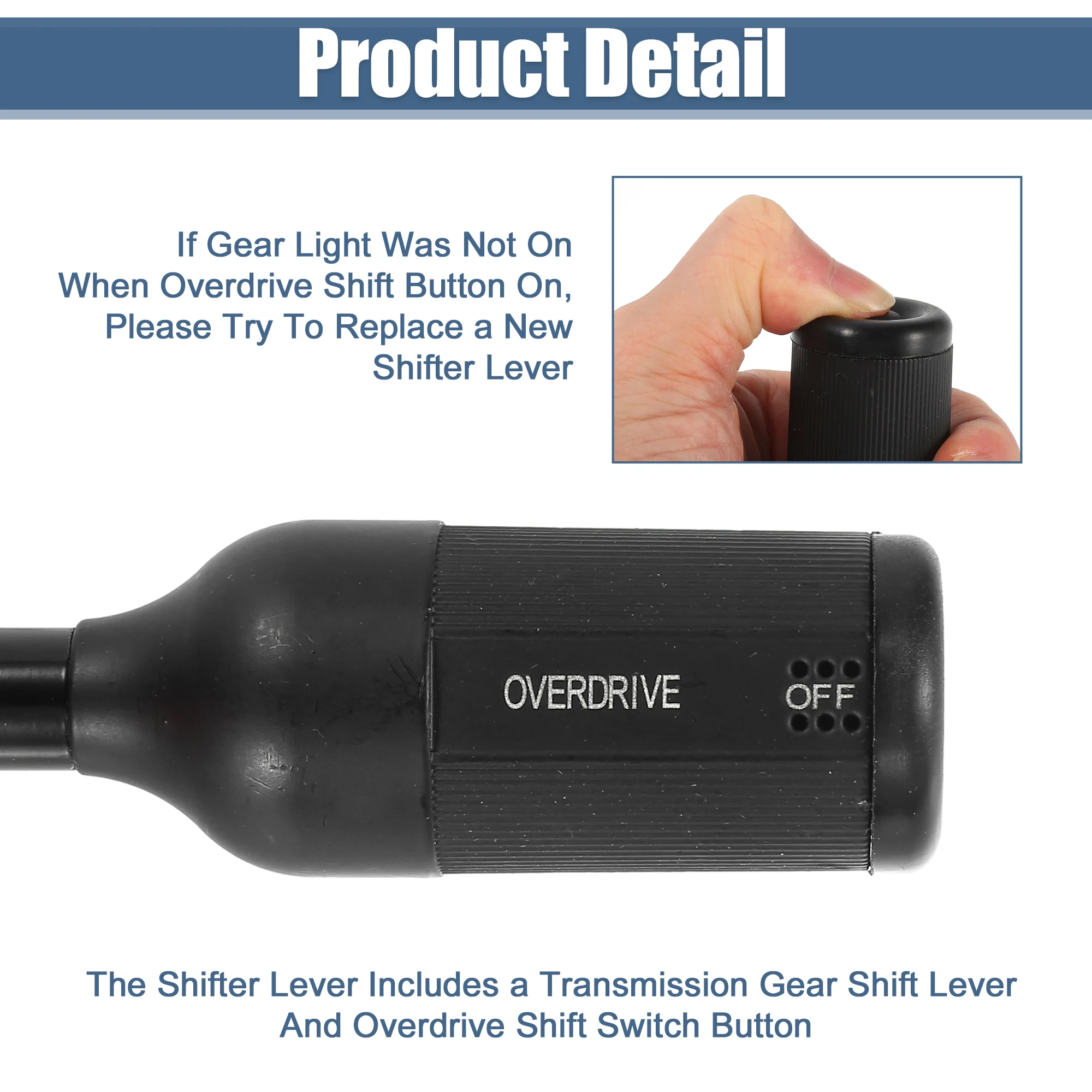 UXCELL-palanca de cambios de transmisión automática para coche, Ford Bronco accesorio para 1992-1996, Ford F-150 1992-1997, Ford F-350 1992-1997 - imagen 4