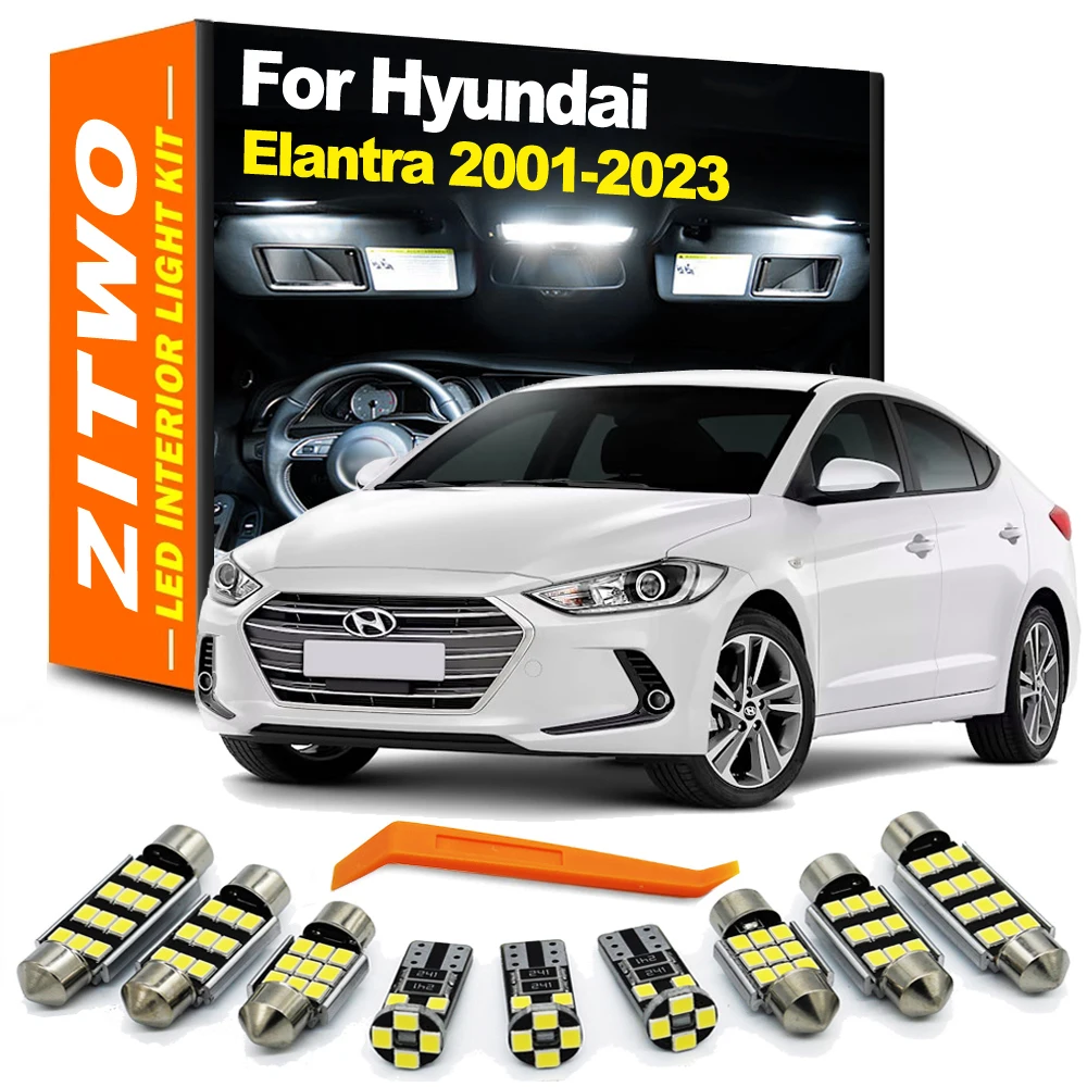 ZITWO-Kit bombillas LED mapas y cúpula Hyundai Elantra 2001-2023