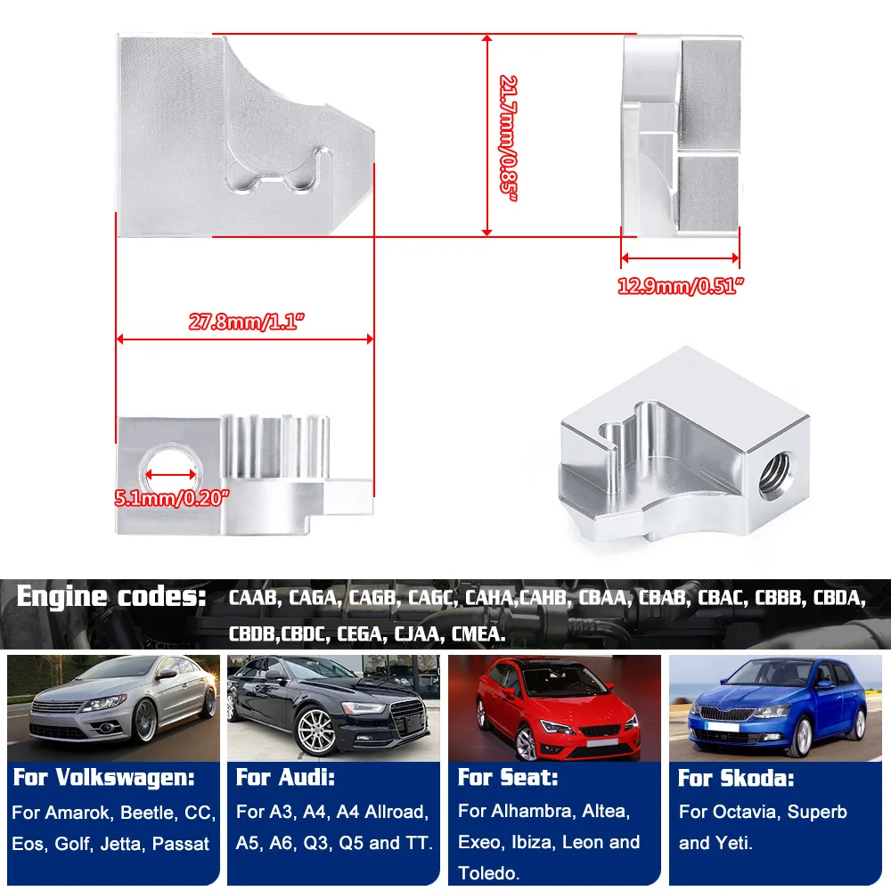03L129711AG Soporte colector de admisión - VW Audi Seat Skoda 2.0 TDI - imagen 4