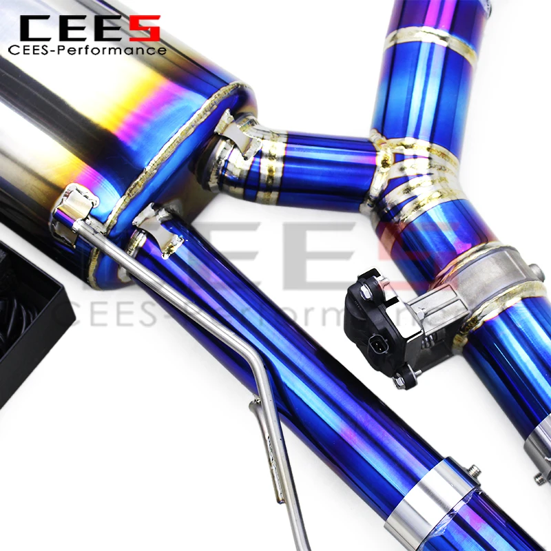 CEES Escape valvetronic catback BMW X5M X6M 4.4TT de rendimiento - imagen 3