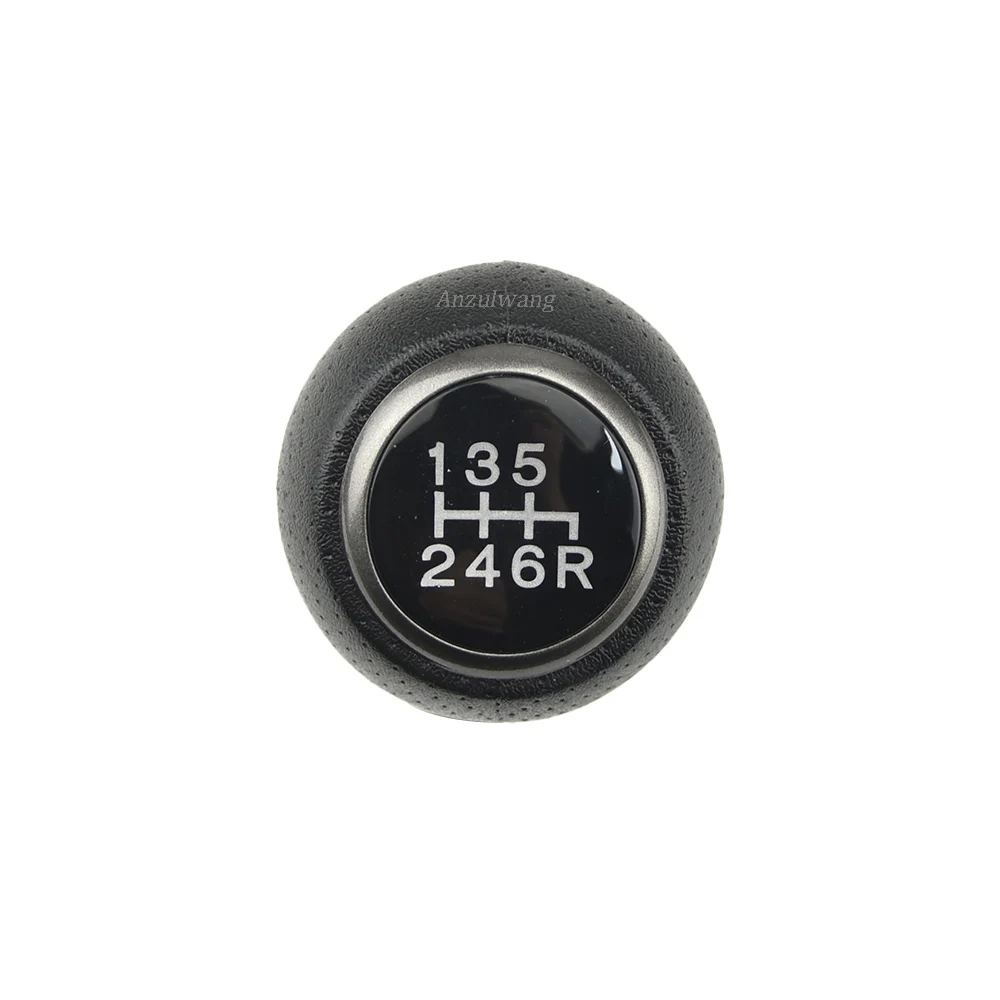 Perilla de cambio de cuero negro para Honda CR-V III 2006-2012 - imagen 2