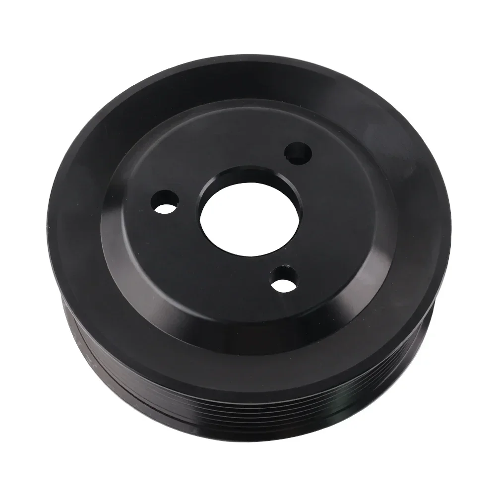Polea de dirección asistida BMW N54 32427553955 de aluminio negra - imagen 5
