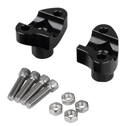 Manillar negro con elevadores para Harley-Davidson Dyna Softail Sportster