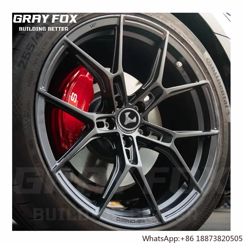 Rueda forjada de aleación cóncava profunda plateada personalizada de 19 pulgadas 5x112 5x120 para llantas Mercedes C63 CLA SL CLS C GT50 W205 W206 W213 - imagen 4
