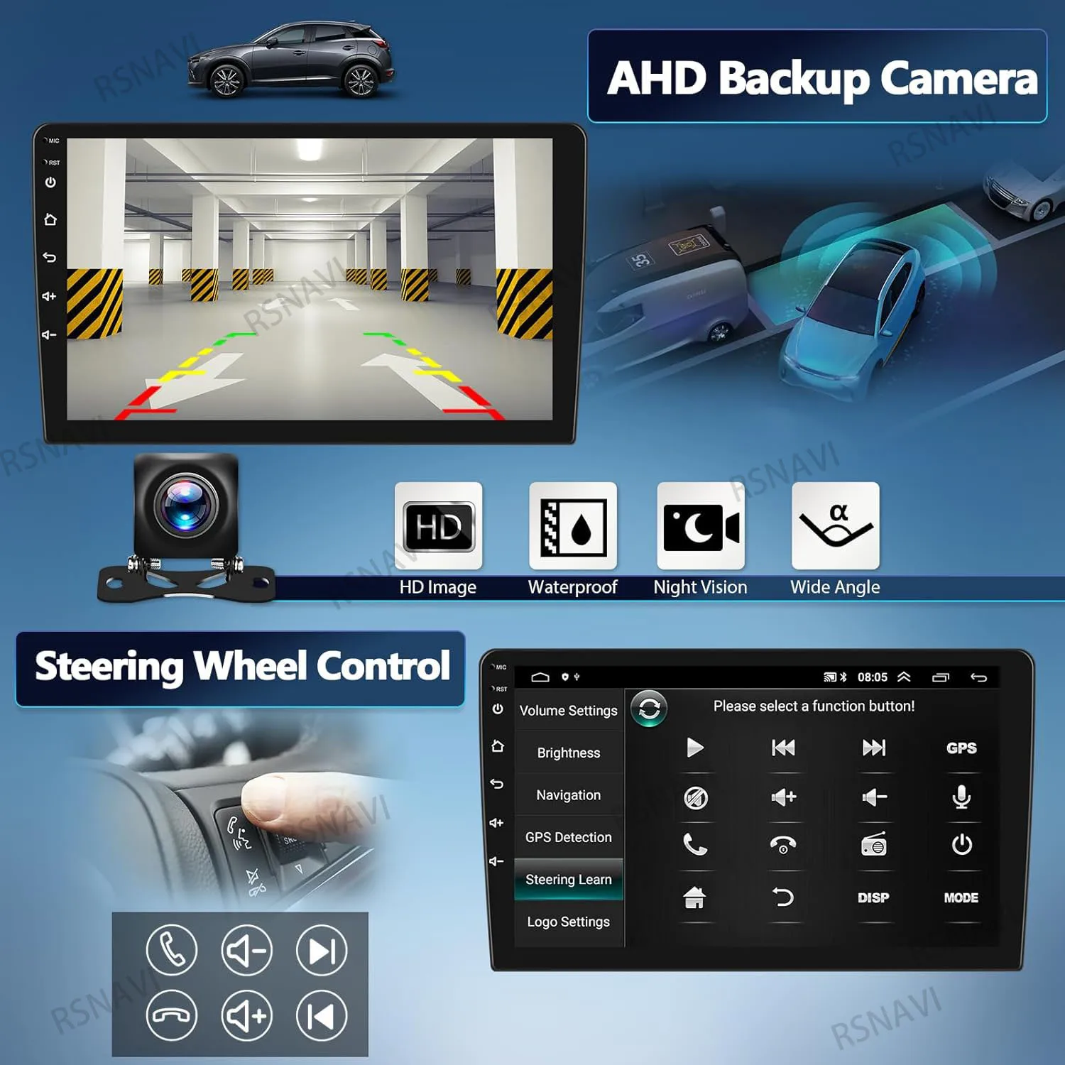 Android 15 Carplay Auto Radio BT Multimedia para Suzuki SX4 2006 - 2013 para Fiat Sedici 2005 - 2014 Autoradio estéreo Qualcomm - imagen 5