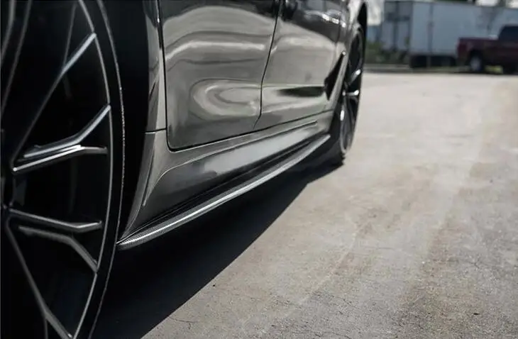 Faldas laterales de fibra de carbono estilo 3DS para BMW X5M/X6M - imagen 3