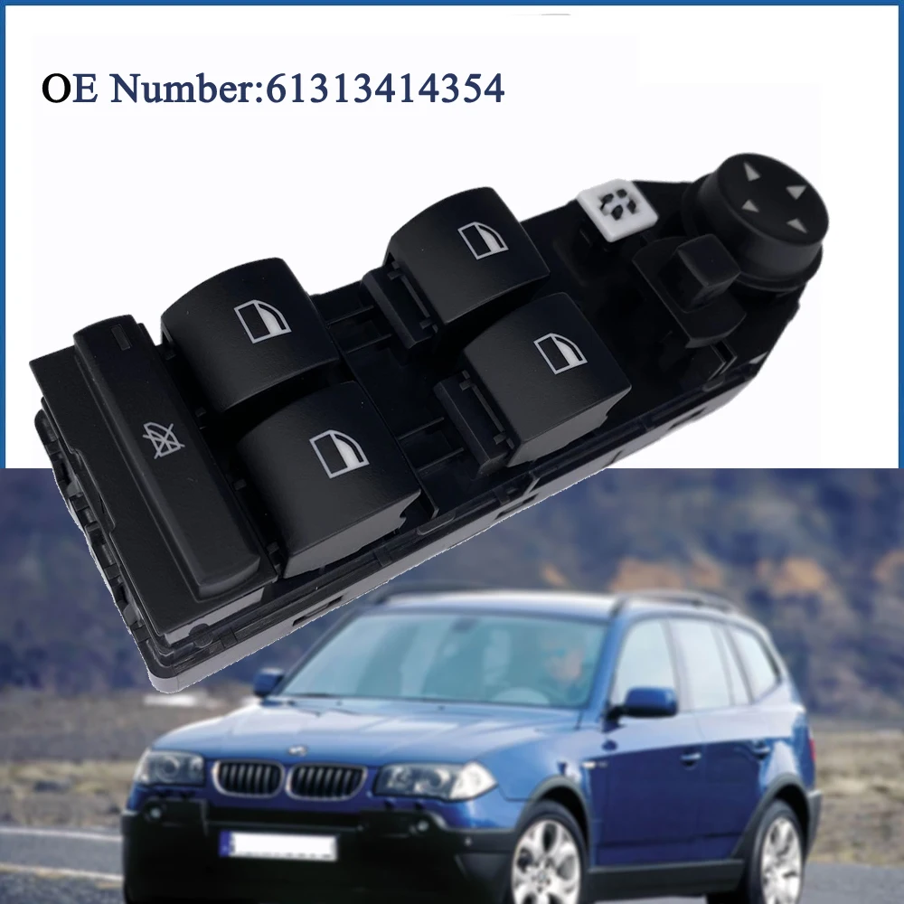 Interruptor elevalunas BMW X3 E83 2.5L 3.0L OEM 61313414354