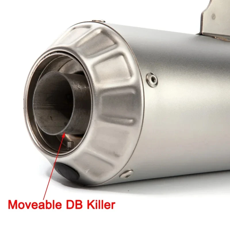 Tubo silenciador escape universal 51 mm para motocicleta - imagen 5