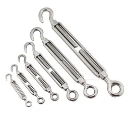 Gancho de aparejo tensor cadena – Acero 304 M6-M18