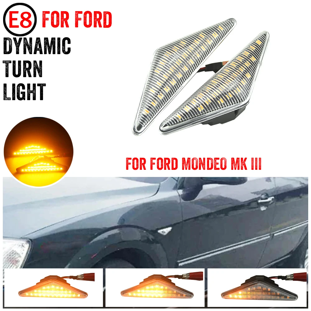 Intermitente LED dinámico para Ford Mondeo MK3 (2000-2007) - imagen 5