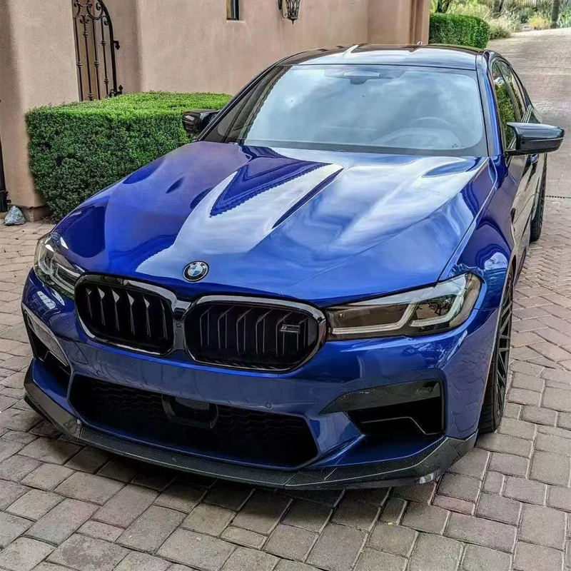 Labio delantero de carbono estilo MP F90 LCI para BMW M5 2021-2023 - imagen 4