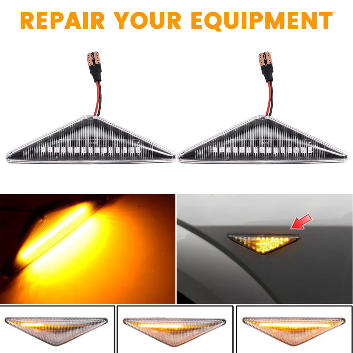 Luz LED de posición lateral dinámica con intermitente - imagen 2