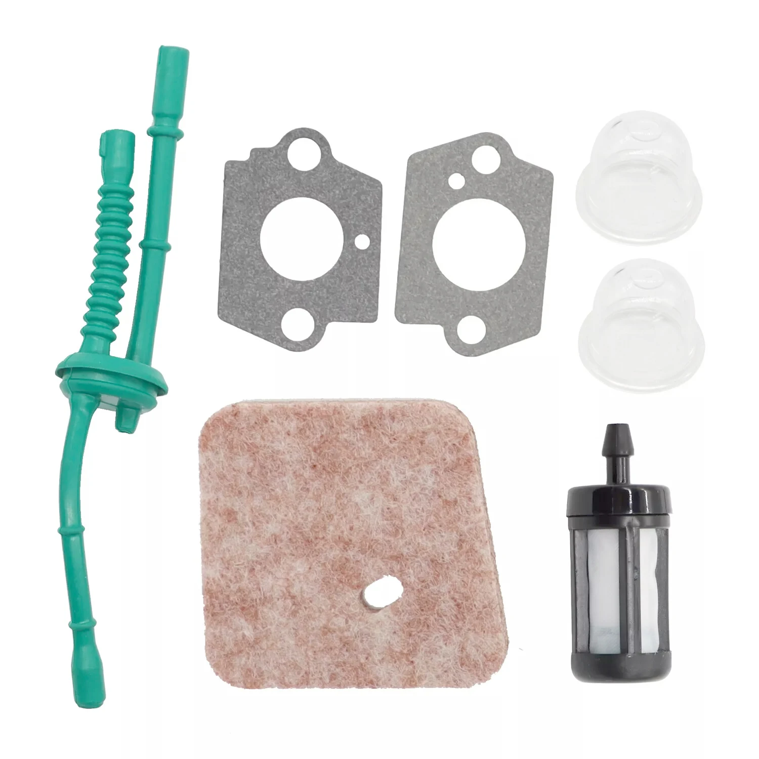 Componentes incluidos en el kit de carburador