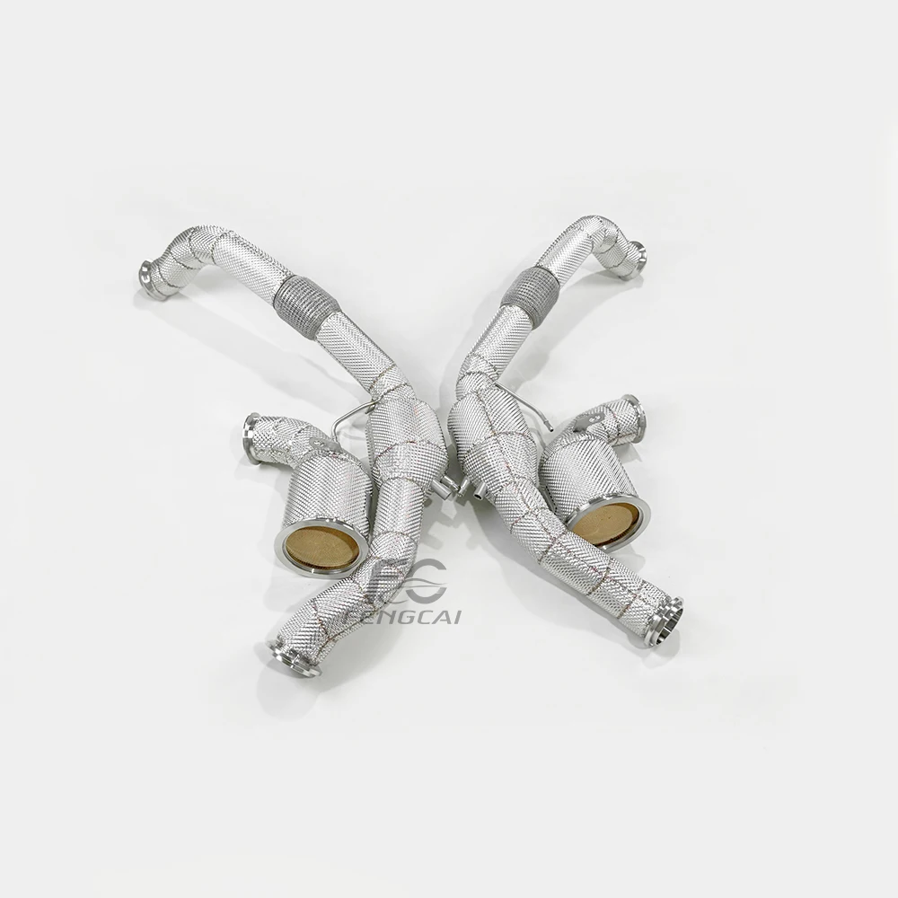 Porsche 976 2.9T 2024-2025: Tubo frontal de alto flujo con OPF