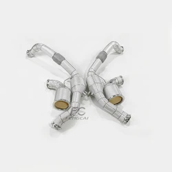 Porsche 976 2.9T 2024-2025: Tubo frontal de alto flujo con OPF