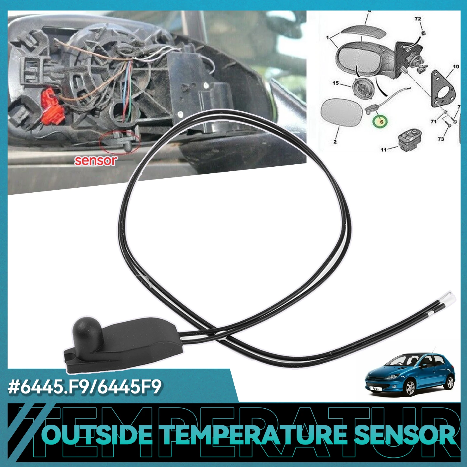 Instalación del sensor 6445F9
