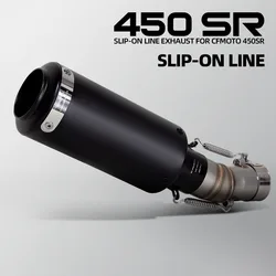 Tubo enlace escape Slip-On para CFMOTO 450SR 450SS – adaptador al silenciador