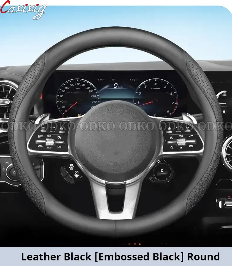 Protector volante cuero PU antiarañazos Citroën C3 C4 C5 Berlingo - imagen 2