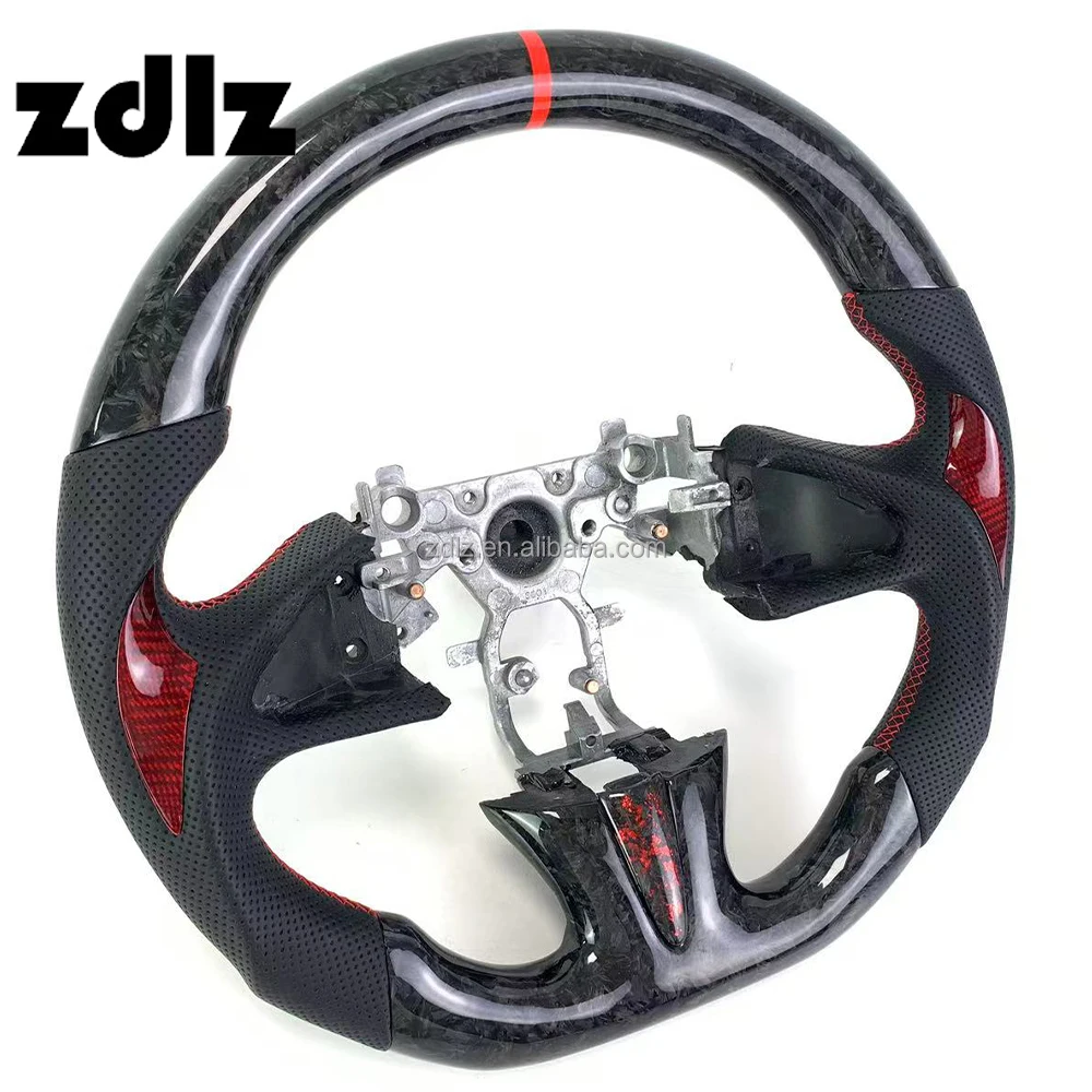Volante fibra de carbono forjado Infiniti Q50/Q50S 2014-2017 - imagen 2