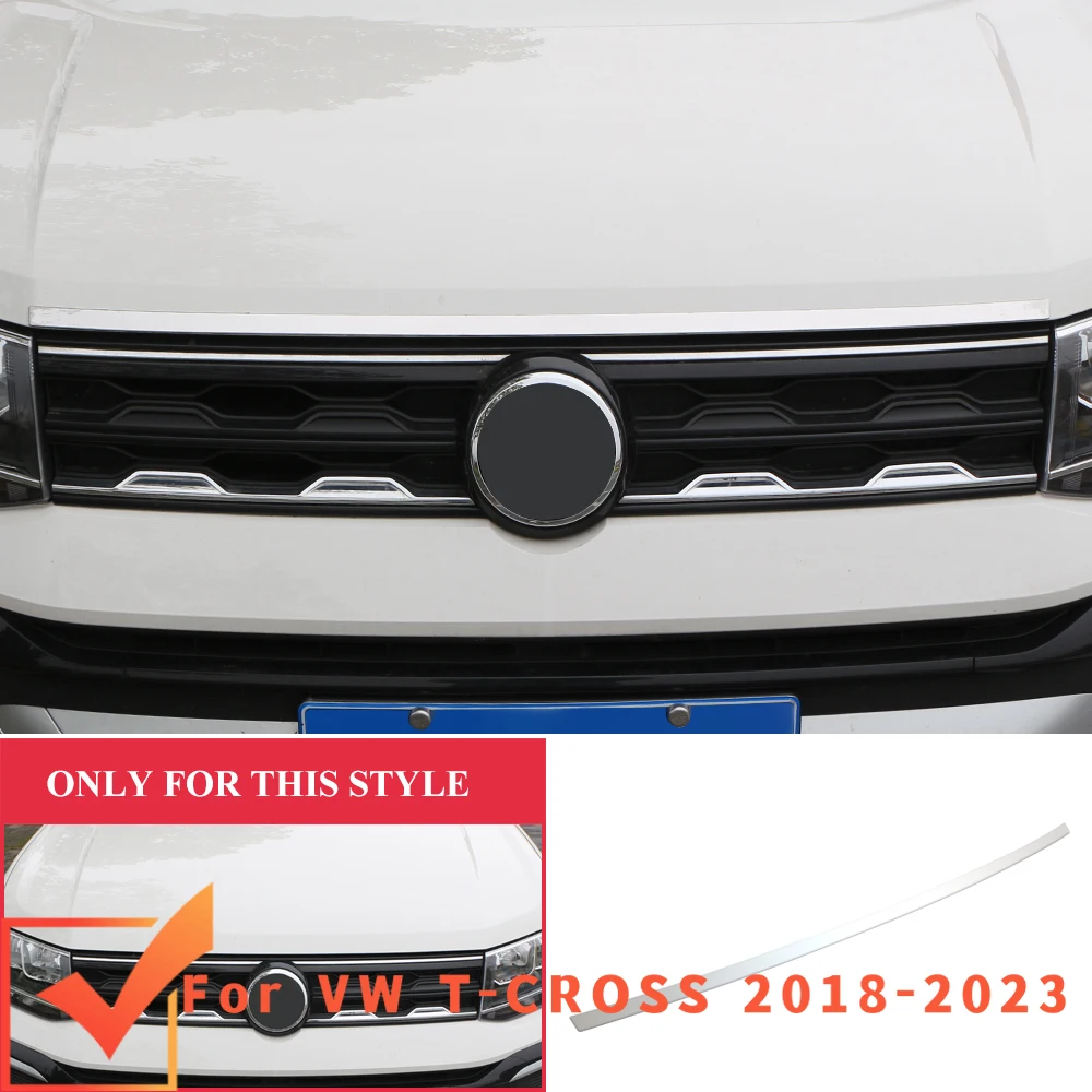 Tiras vinilo embellecedor capó VW T-Cross 2018-2023