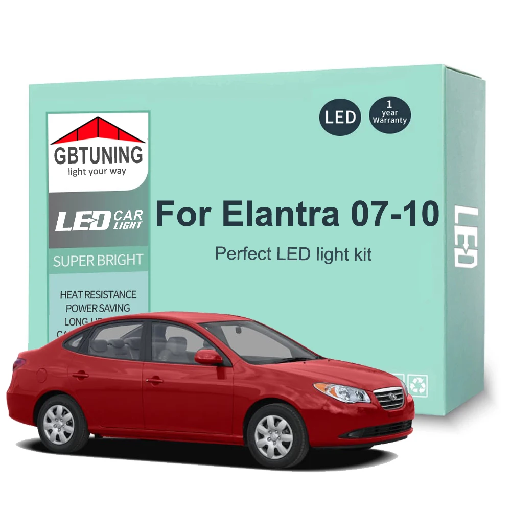 Kit bombillas LED interior Canbus Hyundai Elantra HD 2007-2010