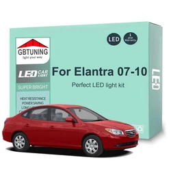 Kit bombillas LED interior Canbus para Hyundai Elantra HD 2007-2010