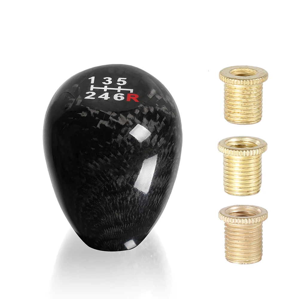 Pomo de cambio universal de fibra de carbono para 5/6 velocidades - imagen 3