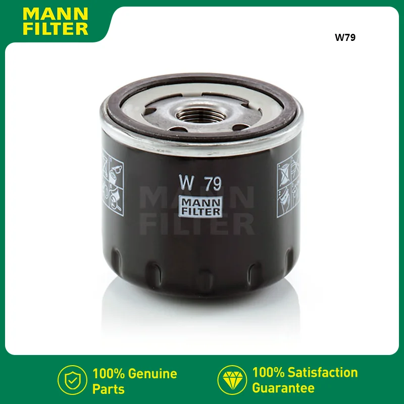 Filtro de aceite MANNFILTER W79 para Nissan Qashqai y Renault Mégane