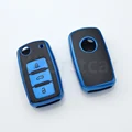3 button blue