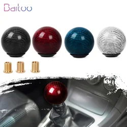 Pomo de cambio universal de fibra de carbono para coche