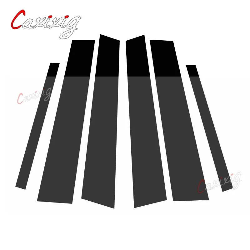 6Pcs Car Door Window Pillar Posts Trim Molding Cover for BMW 1 Series E81/E82/E87/E88 Hatchback 2004-2012 Stickers Accessories - imagen 2