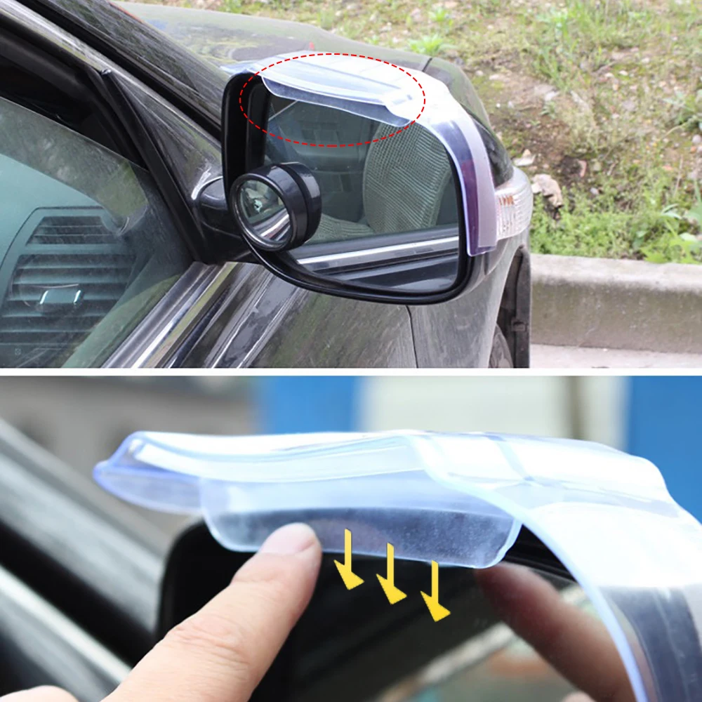Visera espejo retrovisor universal – Protector lluvia y sol para coche - imagen 5
