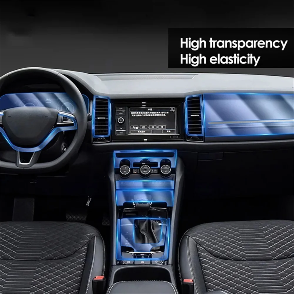 Protector consola central TPU antiarañazos SKODA KODIAQ - imagen 3