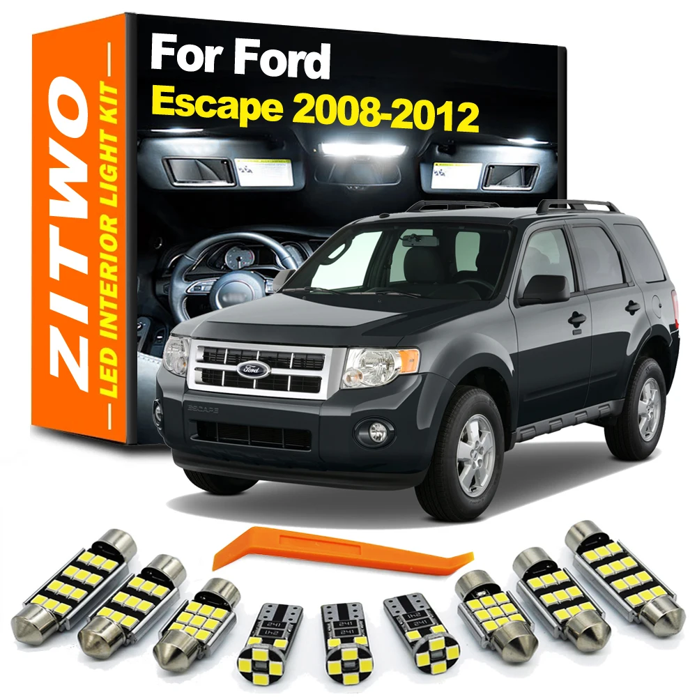 Kit bombillas LED Canbus ZITWO sin error para Ford Escape 2008-2012