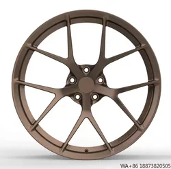 Adaptador de llanta CNC forjado dorado para coche