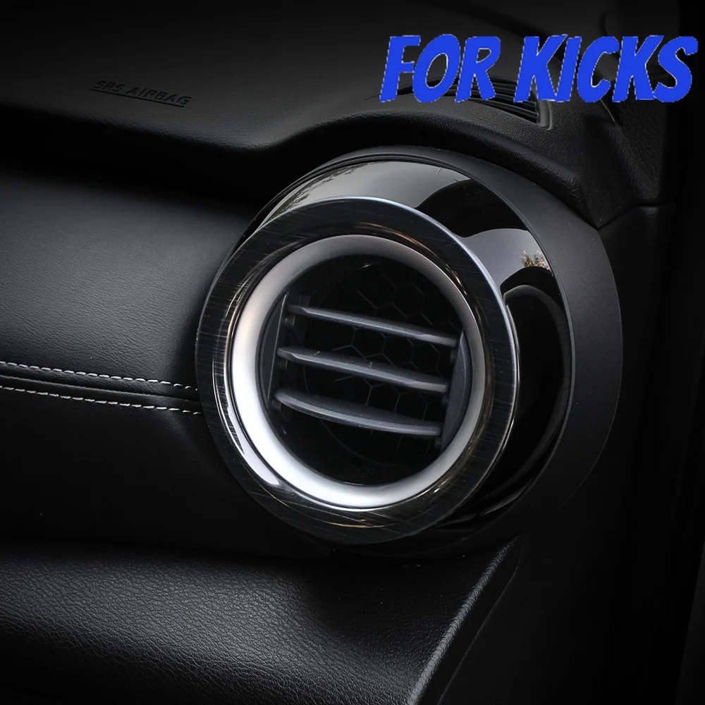 Embellecedor salida aire acondicionado inox Nissan Kicks 2017-2021 - imagen 5