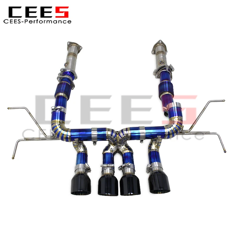Cees Sistema de escape cat-back recto para Chevrolet Corvette Z06 - imagen 3
