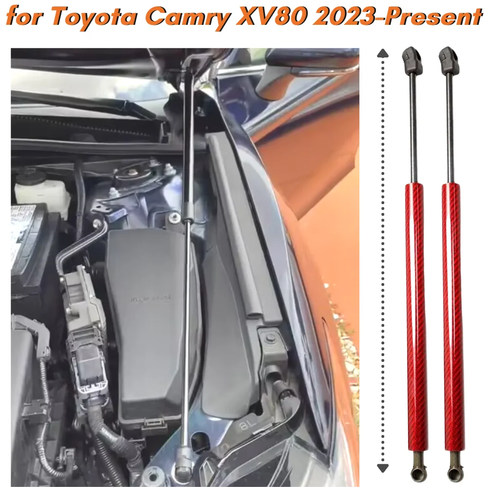 Amortiguadores de capó de fibra de carbono para Toyota Camry XV80