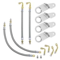 Kit extensores de válvula latón universal – adaptador para neumáticos
