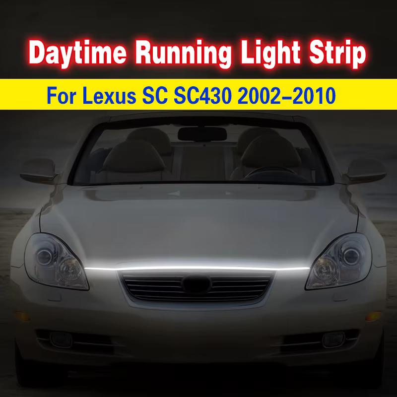 Tira LED DRL RGB para capó Lexus SC430 – Luces circulación diurna
