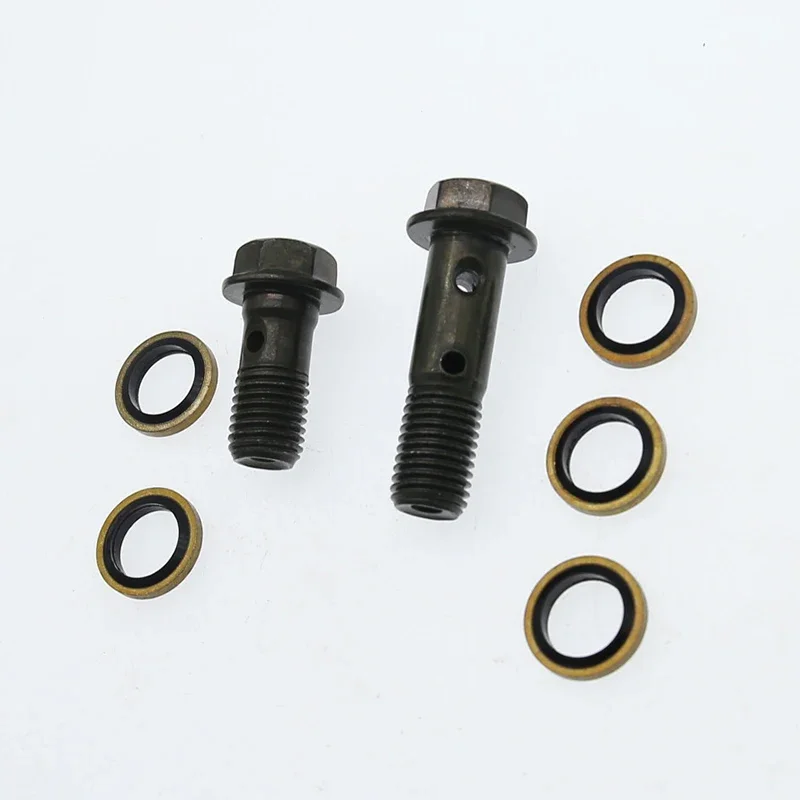 M10 * 1,25*22 M10 * 1,25*32 cilindro maestro de freno manguera de aceite tornillo perno motocicleta tubo Universal tornillos pernos M10 * 1,25 - imagen 4