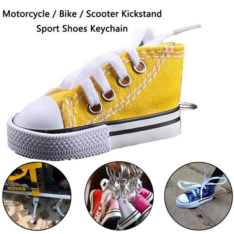 Reposapiés universal con soporte lateral para coche y moto