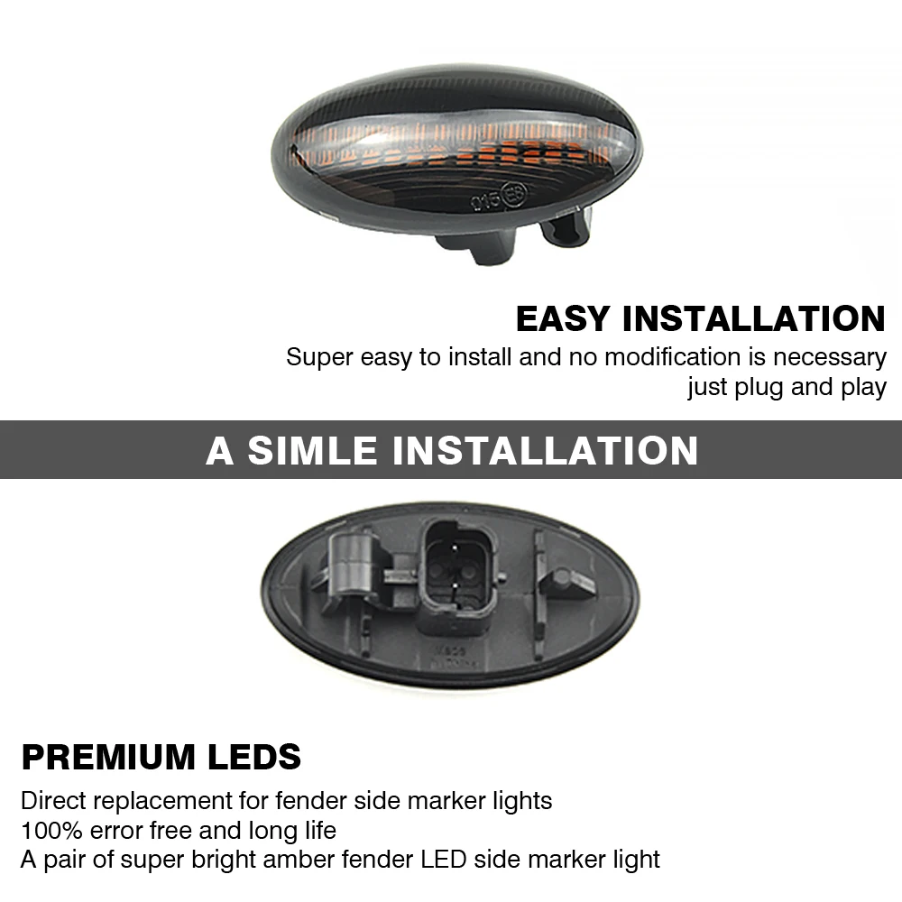 Intermitente lateral dinámico LED para Peugeot y Citroën - imagen 5