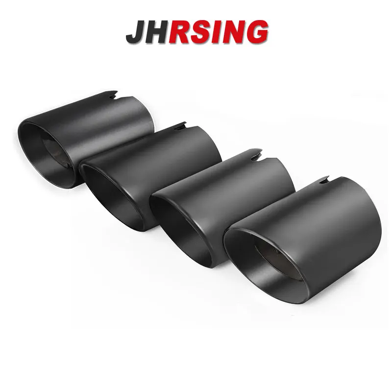Puntas de escape inclinadas negras para BMW M2, M3, M4, M5 y M6 - imagen 5