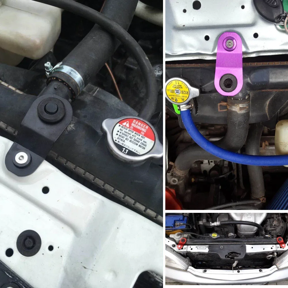 Soporte de aluminio para radiador Honda Civic EK