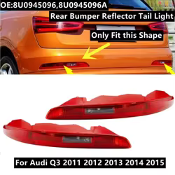 Reflector de freno trasero con bombillas para Audi Q3 2011-2015