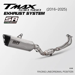 Sistema de escape completo Yamaha TMAX 500/530/560 (2016-2025)
