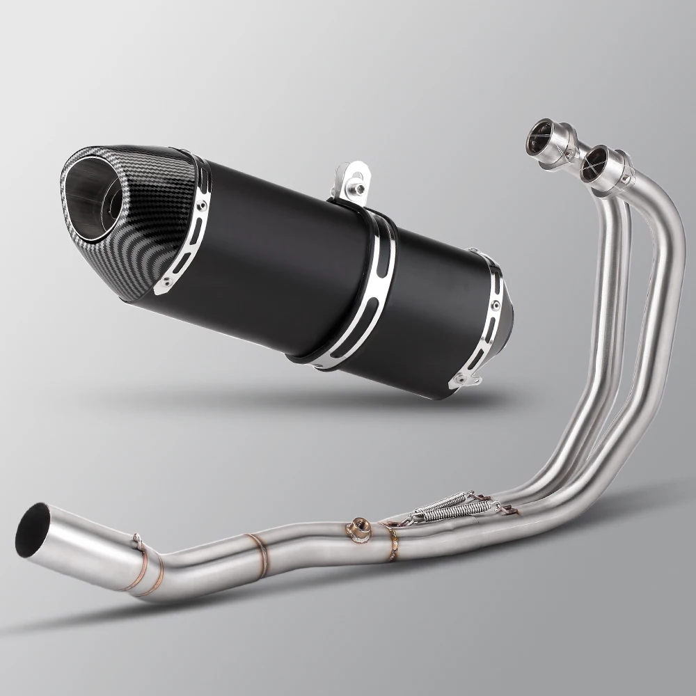 Escape completo Yamaha YZF-R3/R25 MT-03 tubo medio delantero R77 - imagen 4